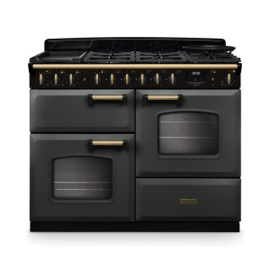 Rangemaster Classic Deluxe 110cm OC Dual Fuel Slate/Antique Brass