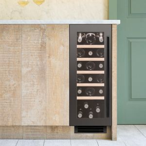 Caple Wi3125GM Compressor wine cooler Undercounter Black 19 bottle(s)