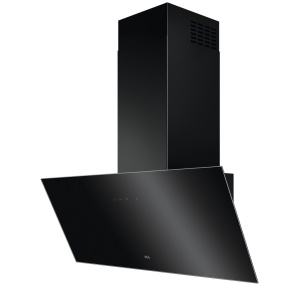 AEG DVX5961HB cooker hood Wall-mounted Black 710 m³/h