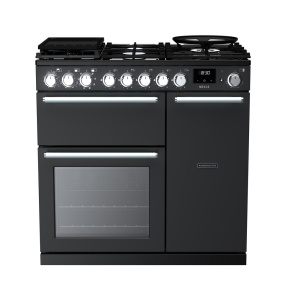Rangemaster Nexus 90cm Dual Fuel Charcoal Black/Chrome