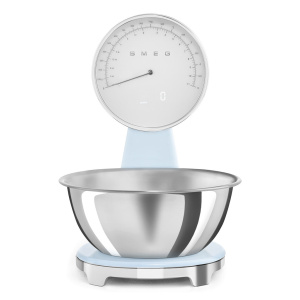 Smeg 50's Style Kitchen Scales KSF01PBWW Pastel Blue