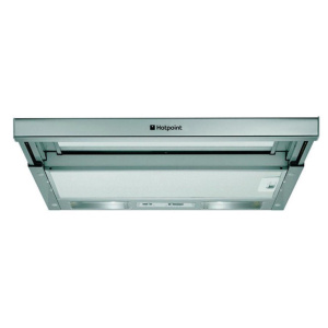 Hotpoint HSFX cooker hood Semi built-in (pull out) Stainless steel 250 m³/h