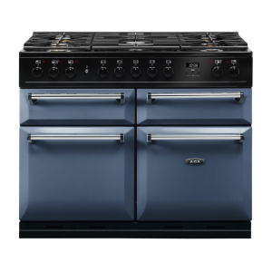 AGA Masterchef Deluxe 110 Freestanding cooker Electric Gas Blue, Chrome