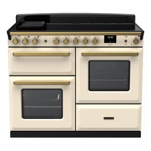 Rangemaster Estel Deluxe 110cm Induction Pale Cream/Antique Brass