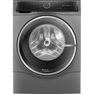 Bosch Serie 8 WNC254ARGB washer dryer Freestanding Front-load Grey