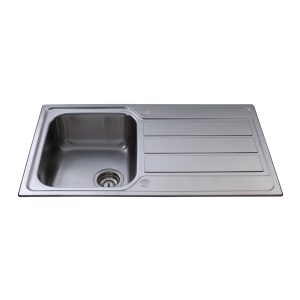 CDA KA50SS kitchen sink Top-mounted sink Rectangular Stainless steel