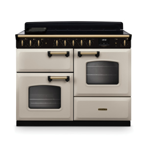 Rangemaster Classic Deluxe 110cm OC Induction Pale Cream/Antique Brass