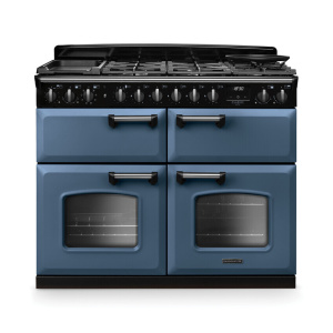 Rangemaster Classic Deluxe 110cm BC Dual Fuel Stone Blue/Chrome