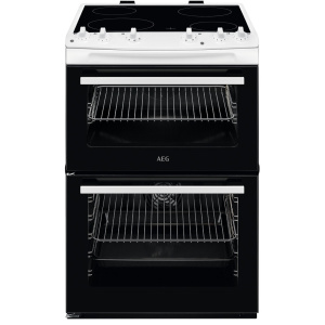 AEG CCX6501ACW cooker Freestanding cooker Electric Ceramic hob White