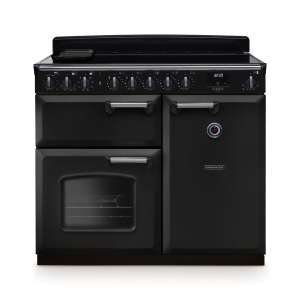 Rangemaster Classic Deluxe 100cm Induction Charcoal Black/Chrome