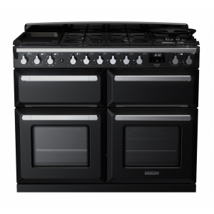 Rangemaster Estel Deluxe 110cm BC Dual Fuel Black/Chrome