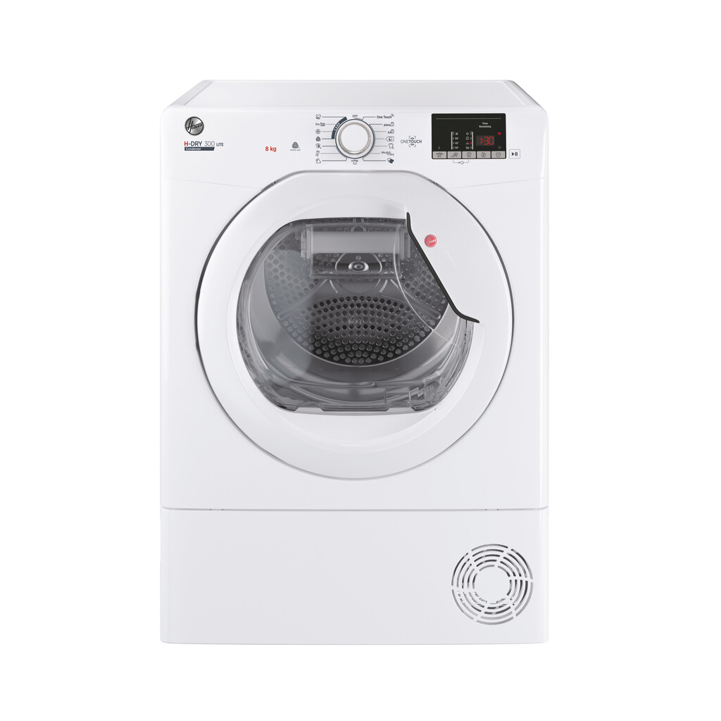 Hoover H-DRY 300 LITE HLE C8DE-80 tumble dryer Freestanding Front-load 8 kg White