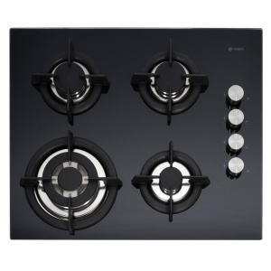 Caple C744G hob Black Built-in 58 cm Gas 4 zone(s)