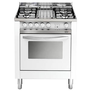 Lofra MB75GV Freestanding cooker Gas Stainless steel, White