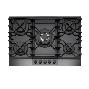 Caple C887G hob Black Countertop 70 cm Gas 5 zone(s)