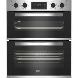 Beko CTFY22309X 72cm Built-Under Double Fan Oven with Touch Control LED Timer