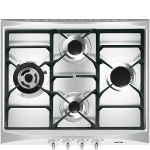 Smeg Cucina Hob SR264XGH2 Stainless steel