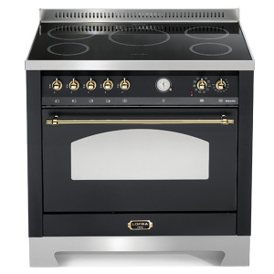 Lofra RNMG96MFT/5I cooker Freestanding cooker Electric Zone induction hob Black
