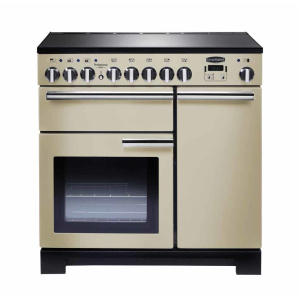 Rangemaster Professional Deluxe 90 Induction Freestanding cooker Electric Zone induction hob Black