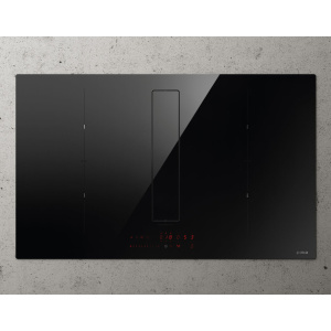 Elica NIKOLATESLA FIT XL BL/A/83 Black Built-in 83 cm Zone induction hob 4 zone(s) Built-in hood