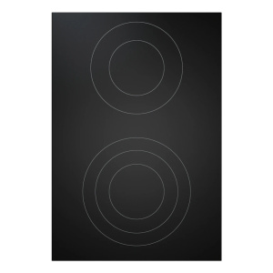 BORA Pro HiLight cooktop 3-ring/2-ring All Black Countertop 37 cm Ceramic hob 2 zone(s)