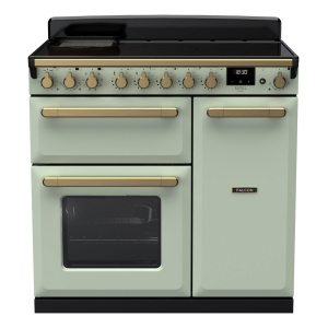 Rangemaster Estel Deluxe 90cm Induction Mint/Antique Brass