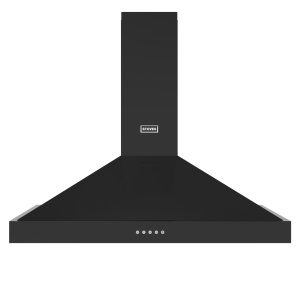 Stoves 444411650 cooker hood Wall-mounted Black 610 m³/h