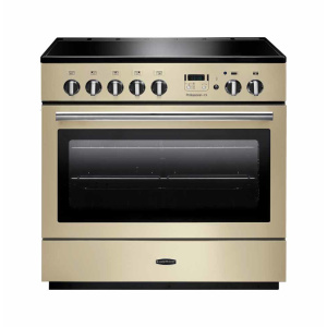 Rangemaster Professional + FX Freestanding cooker Electric Zone induction hob Cream