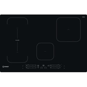 Indesit IB 21B77 NE Black Built-in 77 cm Zone induction hob 4 zone(s)