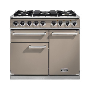 Rangemaster Falcon Deluxe 1000 Dual Fuel Range cooker Electric Gas Copper