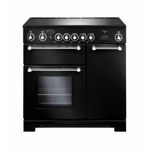 Rangemaster Kitchener 90 Freestanding cooker Electric Ceramic hob Black