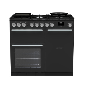 Rangemaster Nexus 100cm Dual Fuel Charcoal Black/Chrome