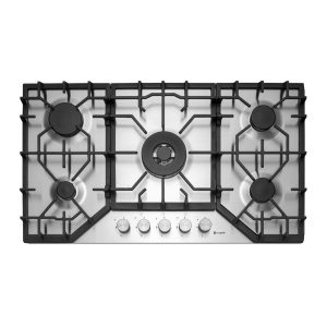 Caple C4091G hob Stainless steel Built-in 86 cm Gas 5 zone(s)
