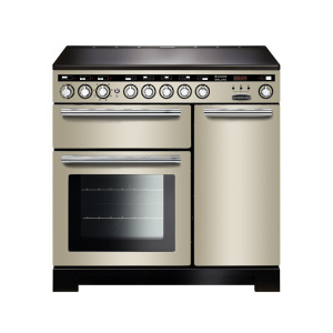 Rangemaster Encore Deluxe 90 Range cooker Electric Zone induction hob Ivory