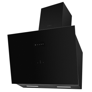 CDA EGA60BL cooker hood Wall-mounted Black 695 m³/h