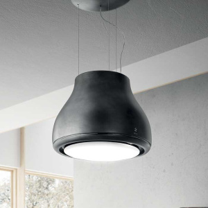 Elica PRF0120497 cooker hood Pendant Black 400 m³/h