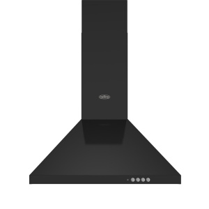 Belling 444411681 cooker hood Wall-mounted Black 600 m³/h