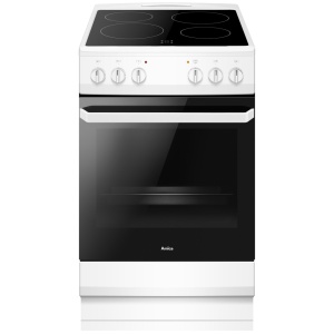Amica AFC1530WH cooker Freestanding cooker Electric Ceramic hob White