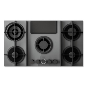 Elica NT-FLAME-EVO-GR NikolaTesla Flame EVO GR/A/88 Grey Built-in 88 cm Gas 5 zone(s) Built-in hood