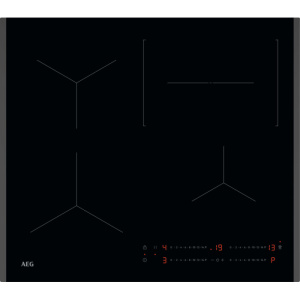 AEG TO64IC0XFB hob Black Built-in 59 cm Zone induction hob 4 zone(s)