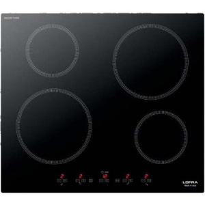 Lofra Luna 60 Black Built-in 60 cm Zone induction hob 4 zone(s)