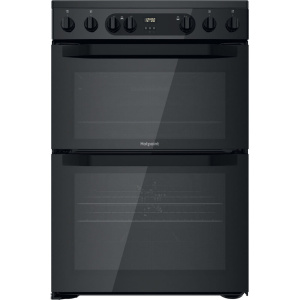 Hotpoint Double Cooker HDEU67V9C2B/UK