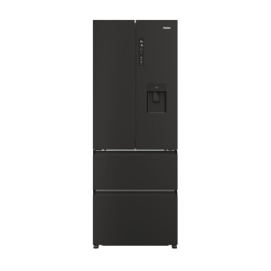 Haier HFR5719EWPB Freestanding 444 L Black