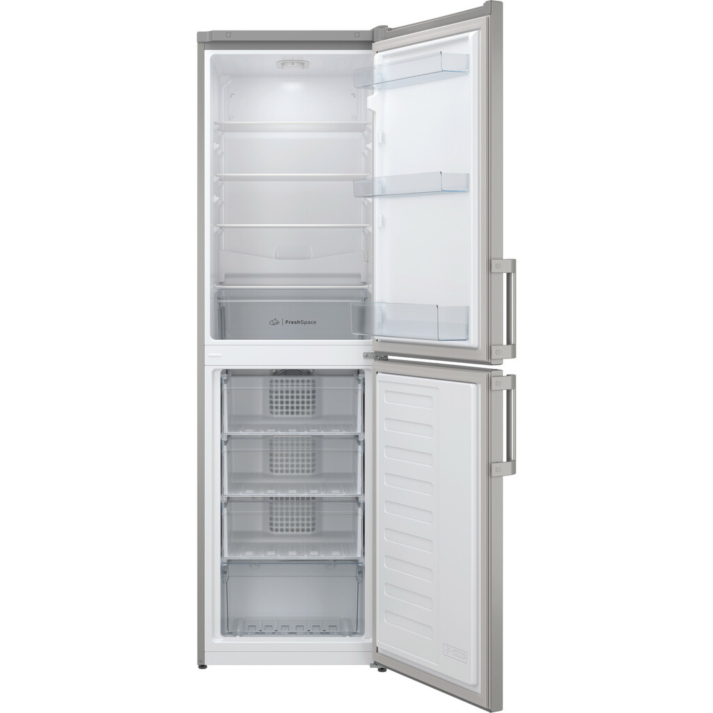 Indesit IB55 732 S UK fridge-freezer Freestanding 286 L Silver - Image 4