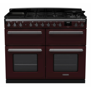Rangemaster Estel Deluxe 110cm BC Dual Fuel Bordeaux/Chrome