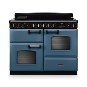 Rangemaster Classic Deluxe 110cm OC Induction Stone Blue/Chrome