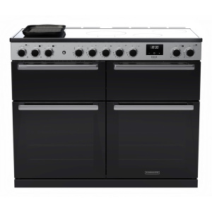 Rangemaster Edge Deluxe 110cm BC Induction Black Glass/Chrome