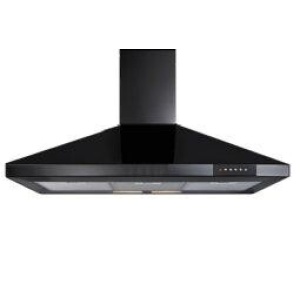 CDA ECH91BL cooker hood Wall-mounted Black 427 m³/h
