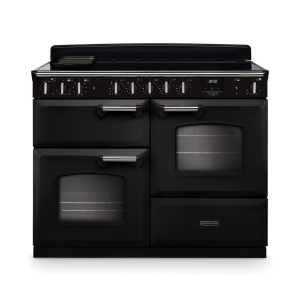 Rangemaster Classic Deluxe 110cm OC Induction Charcoal Black/Chrome