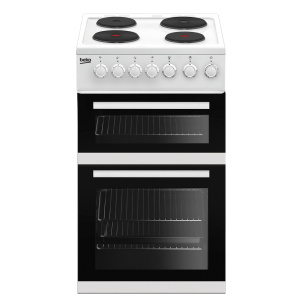 Beko EDP503W 50cm Double Oven Electric Cooker
